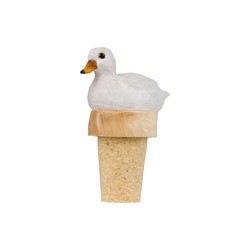 Bottle stopper (white duck)